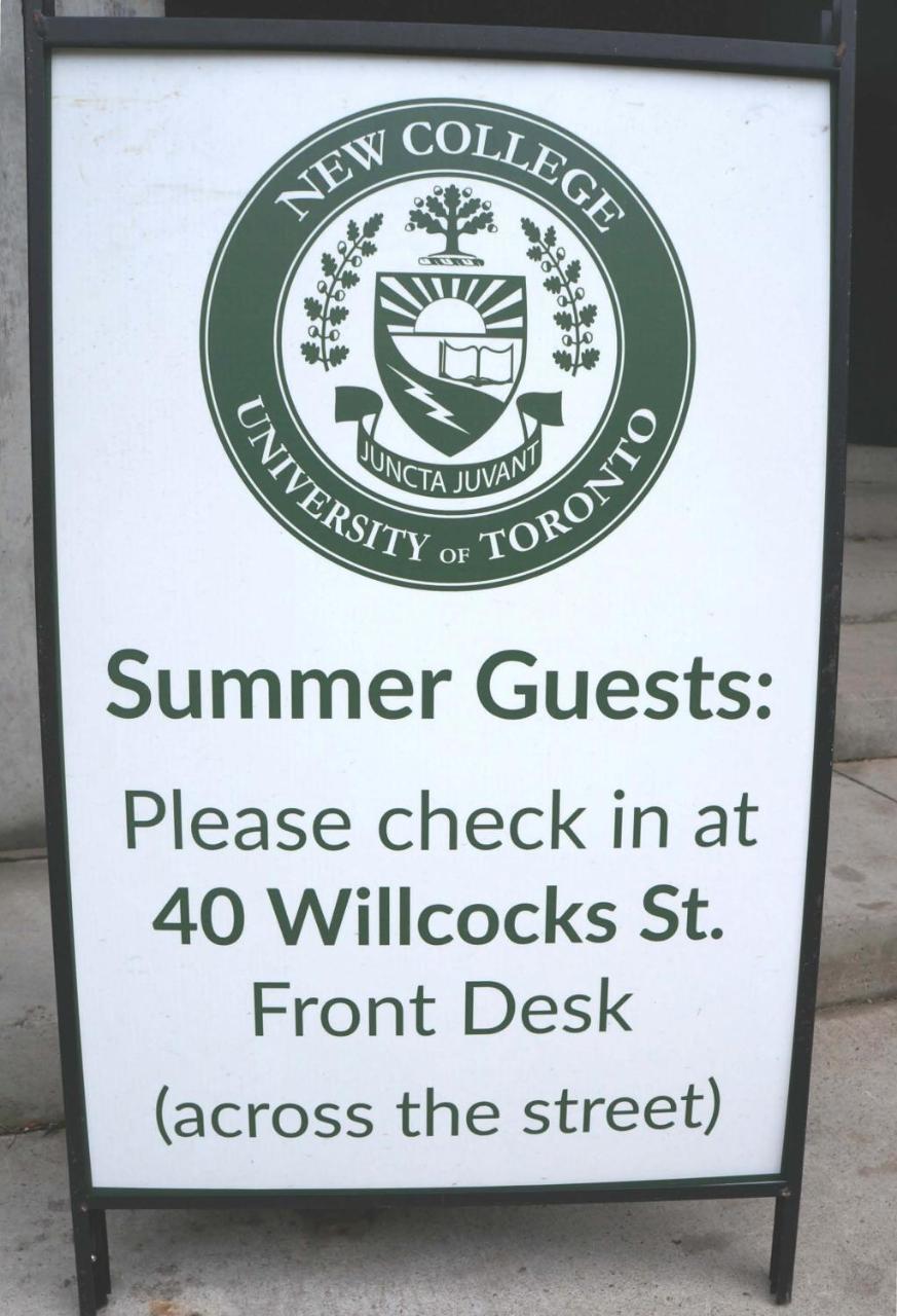 University Of Toronto-New College Residence-45 Willcocks Residence Esterno foto